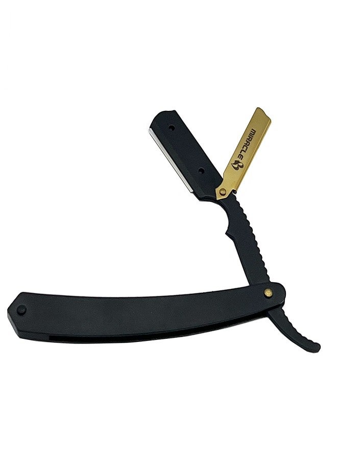Miracle Straight Razor with Metal Handle – Professional Barber-Quality Shaving Tool with Sharp Blades for Smooth Grooming- Easy to Use By MIRACLE - Image 1